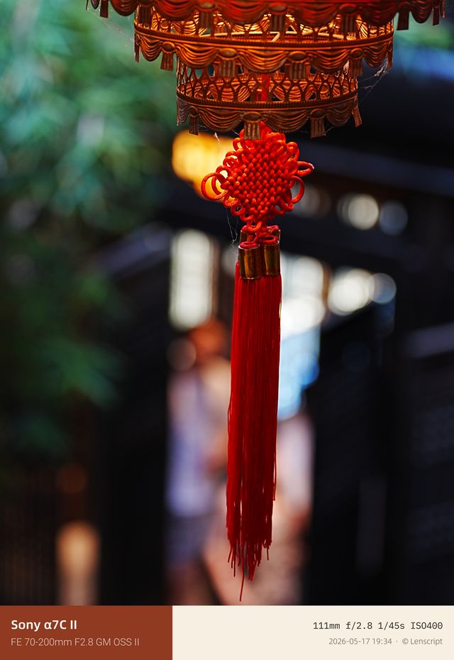 照片水印样式：拼色，赭石色块放机型镜头，奶油底栏放参数与日期署名